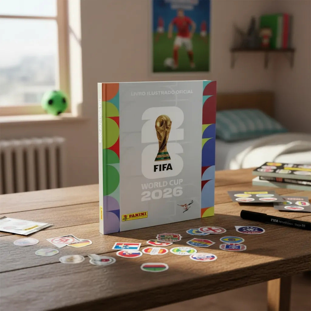Copa Do Mundo 2026 - Álbum Capa Dura Prata