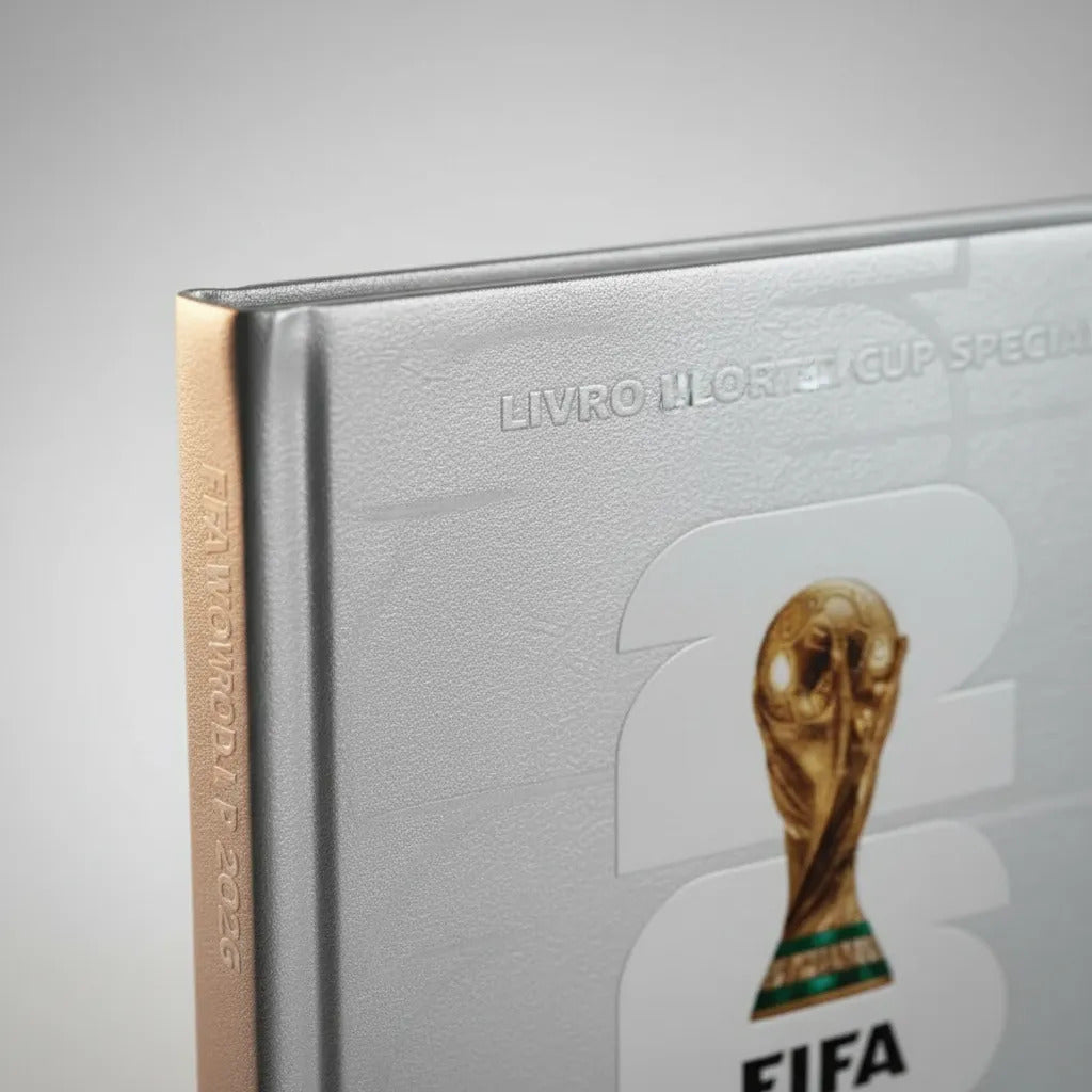 Copa Do Mundo 2026 - Álbum Capa Dura Prata